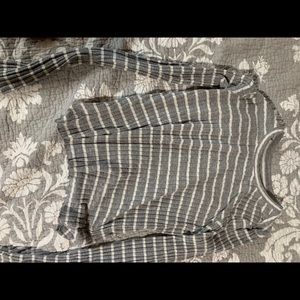 American eagle striped long sleeved shirt